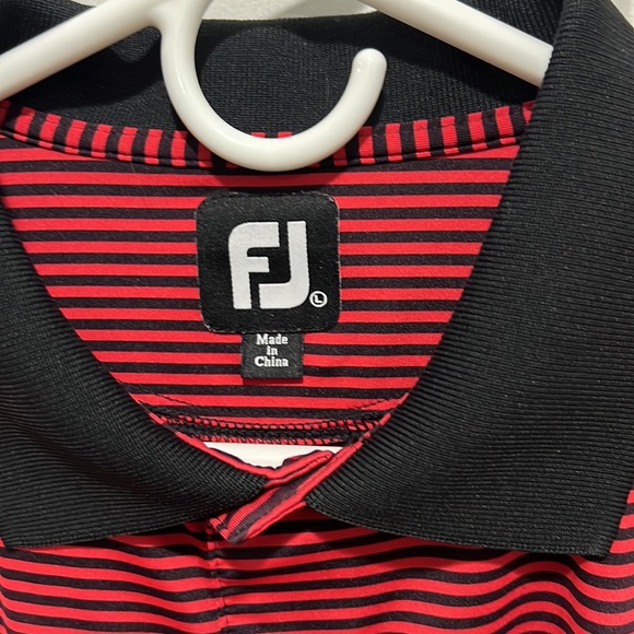 FootJoy striped red polo - Picture 2 of 3